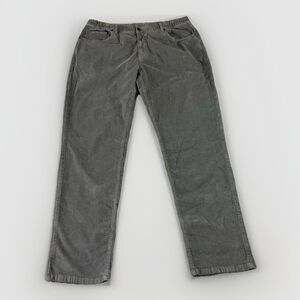 Bear Bottom Corduroy Pants Men’s XXL Gray Straight Leg Casual Elastic Waist